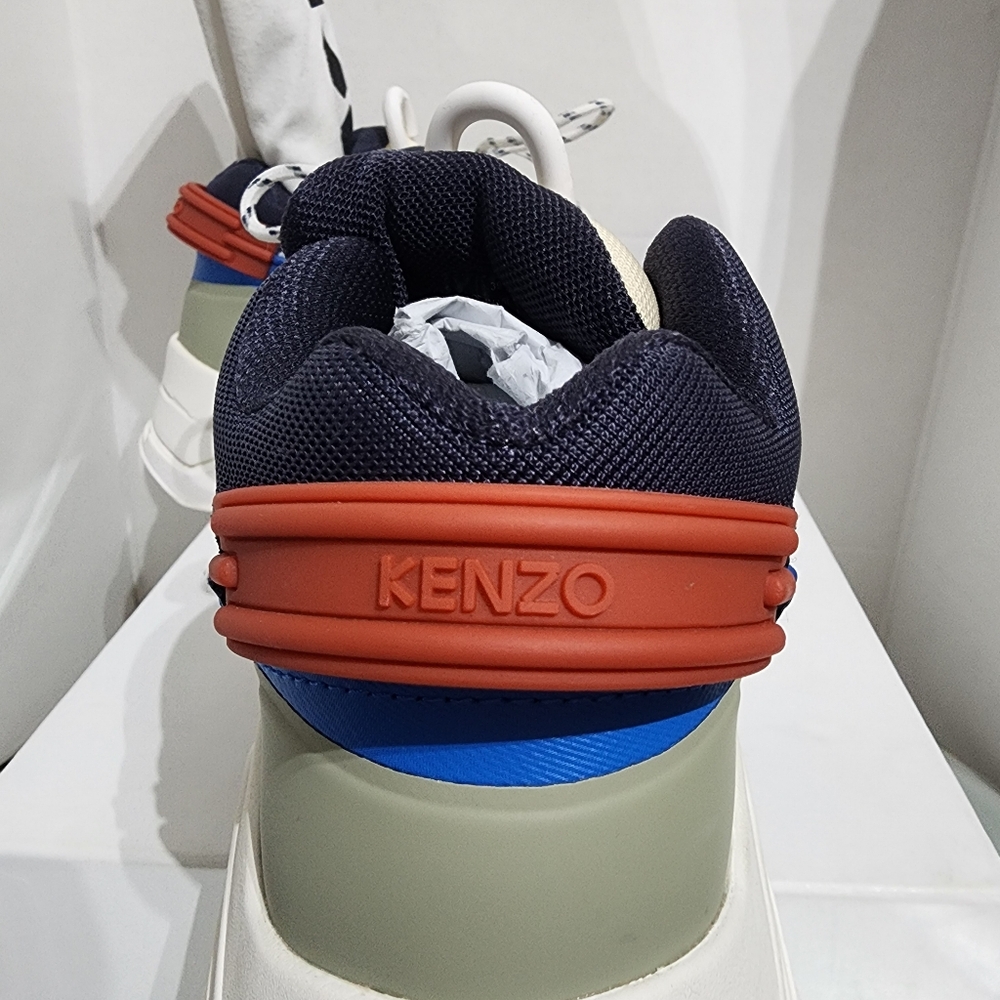 Kenzo Low Top Sneakers Blue Size 39 8.5 - Picture 3 of 14